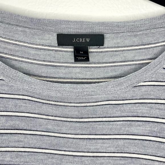 J.Crew Merino Wool Striped Crew Neck Sweater - Picture 5 of 6